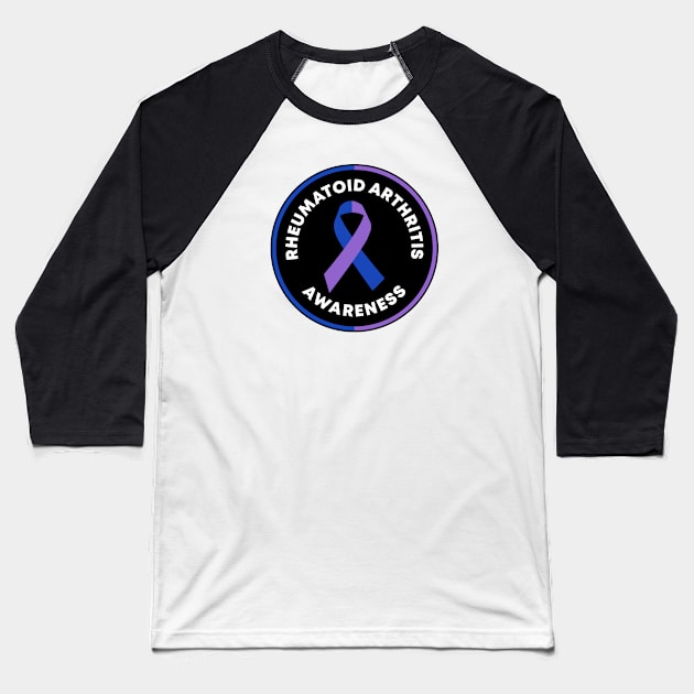 Rheumatoid Arthritis - Disability Awareness Baseball T-Shirt by Football from the Left